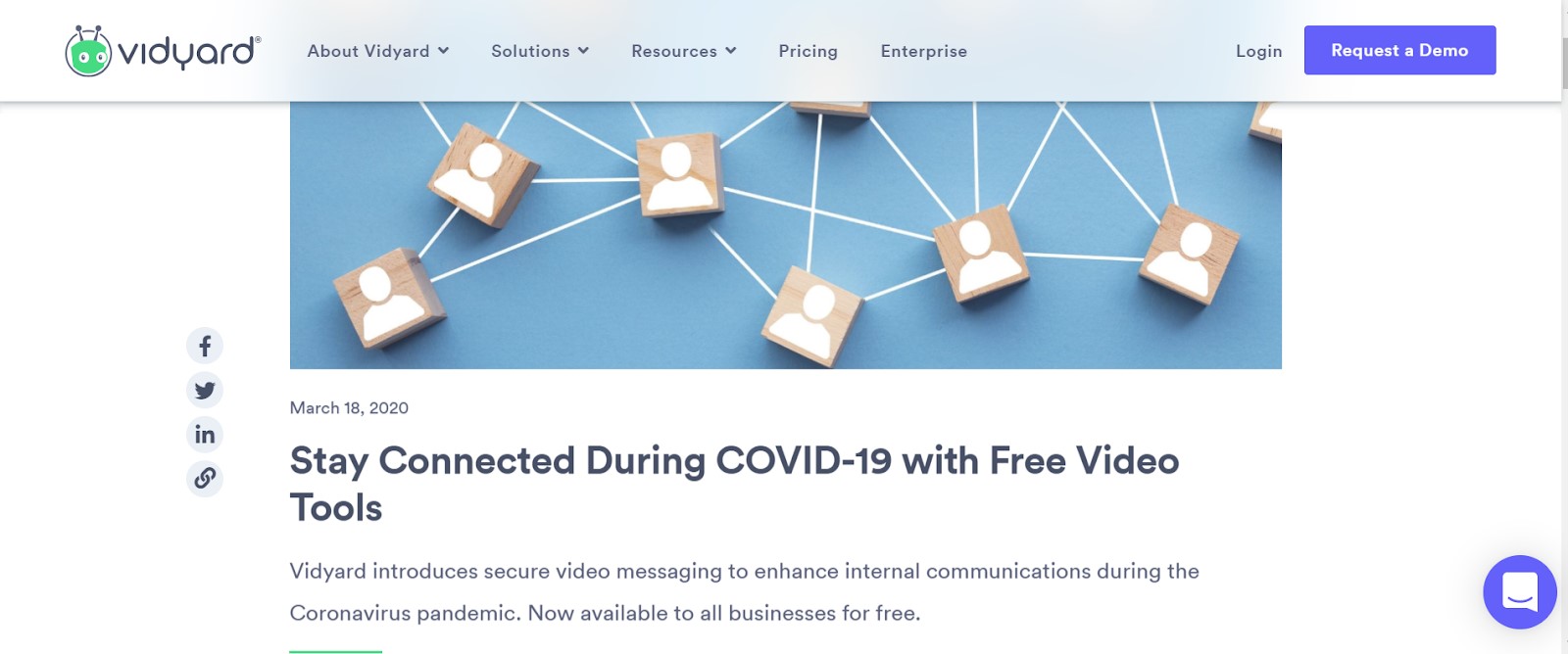 Vidyard Covid-19